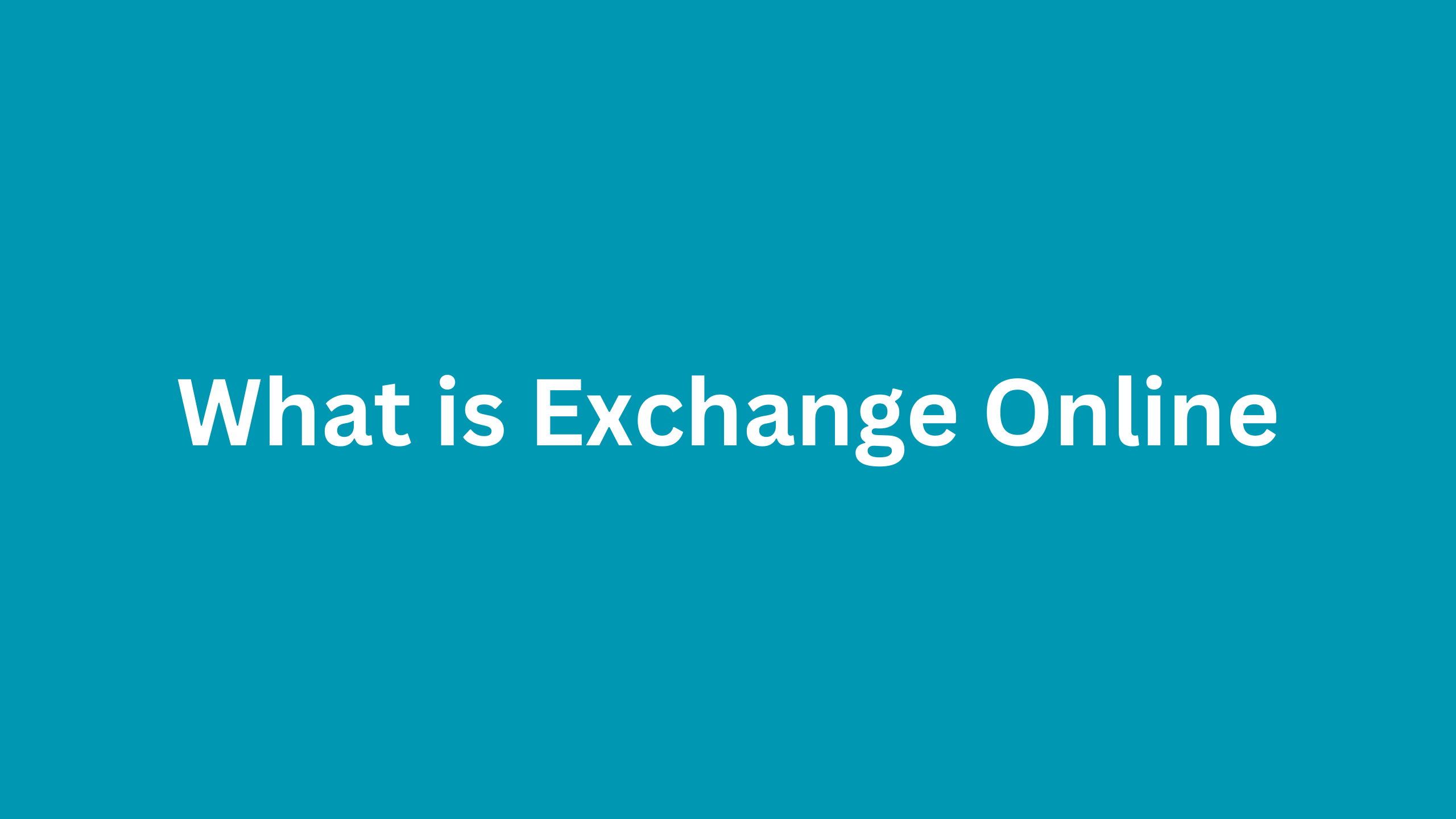 what is exchange online