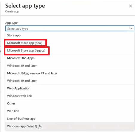 microsoft store apps New vs Legacy