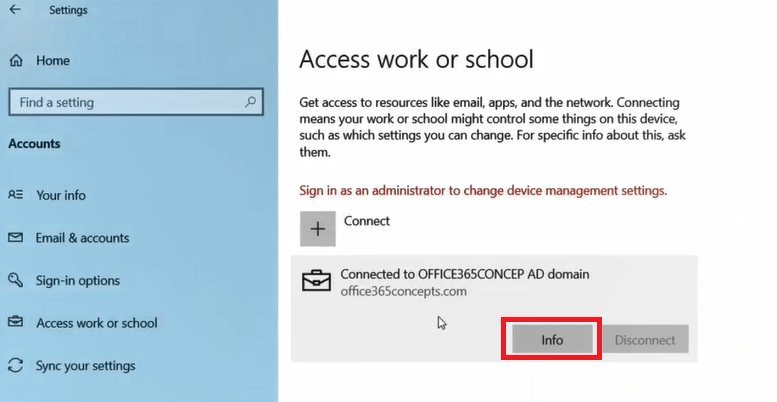 verify enrollment of hybrid azure ad joined devices