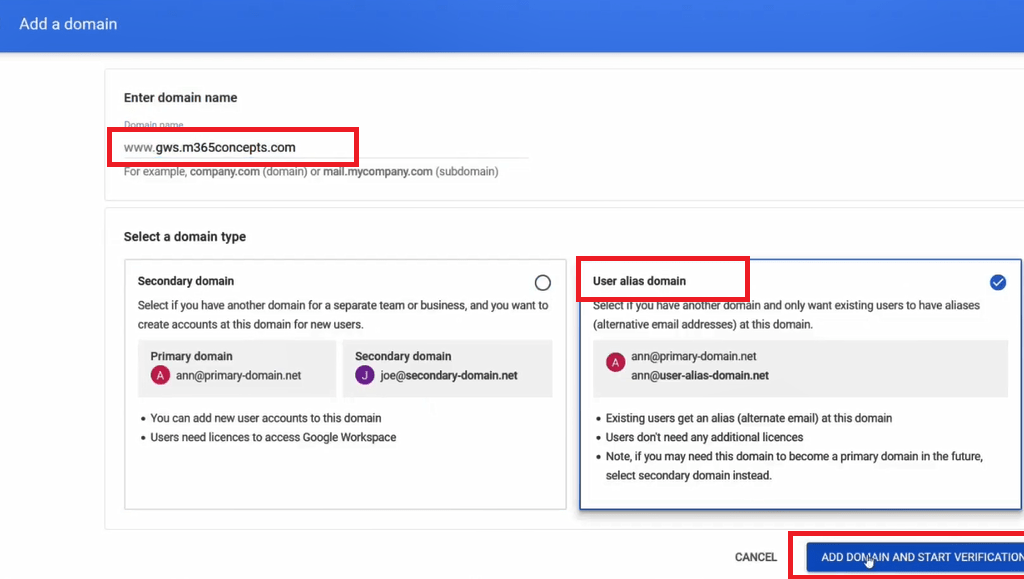 add sub domain in google workspace 4 1