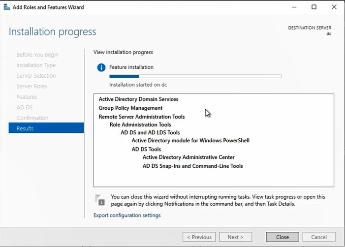 install active directory domain services