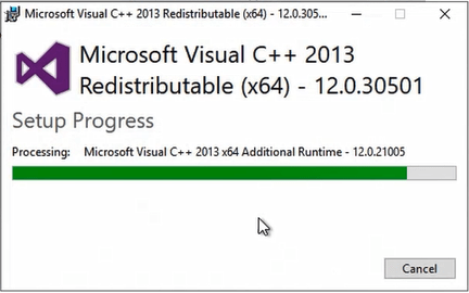 install visual C