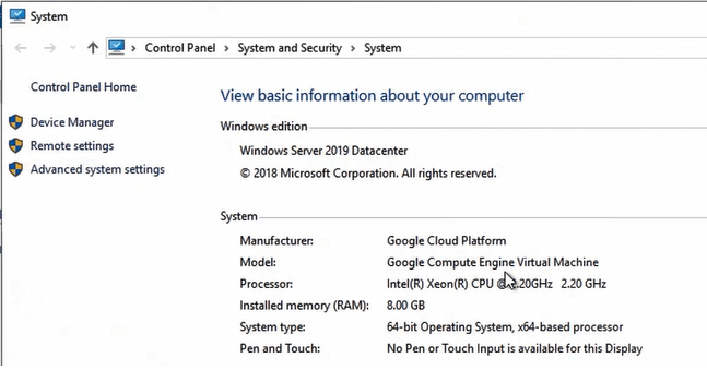 verify server version