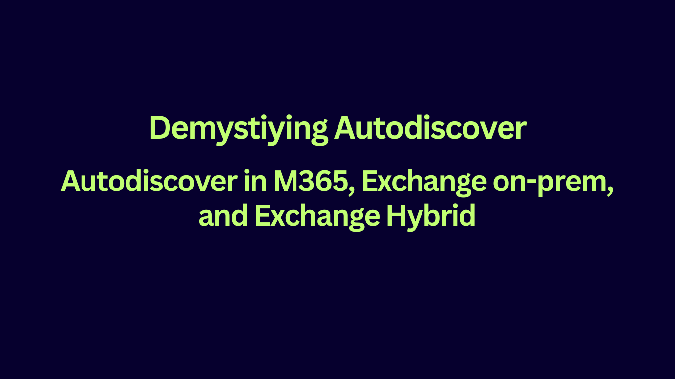 what is autodiscover