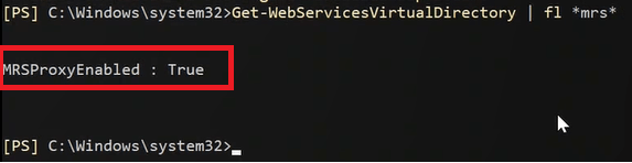 Get-WebservicesVitualDirectory | fl *MRS*