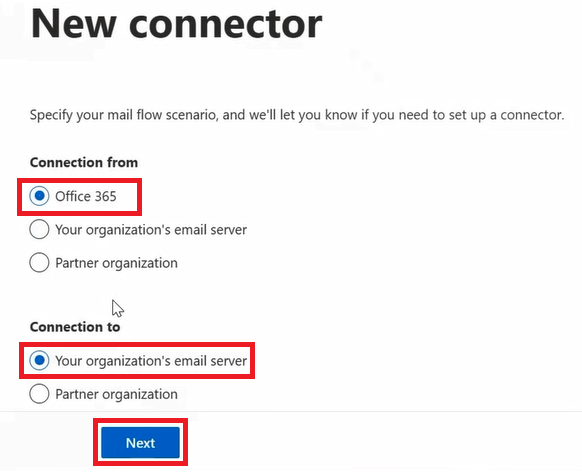 create outbound connector
