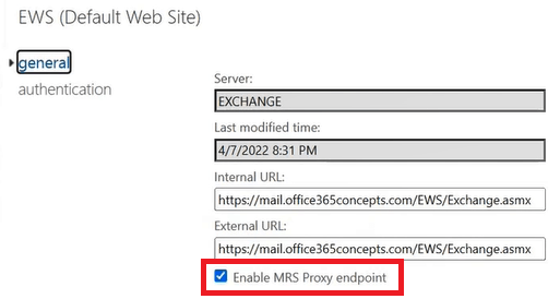 enable MRS proxy endpoint