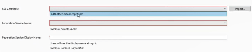 specify server properties