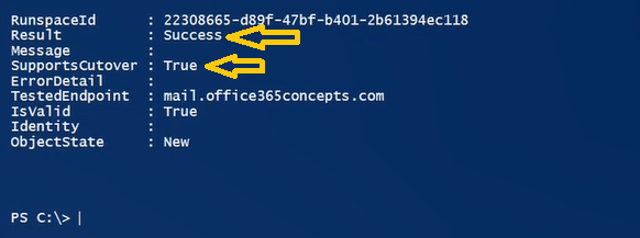 test m365 and exchange server connectivity 1