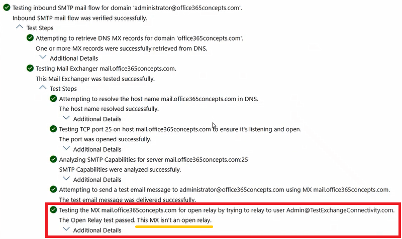 test open relay in exchange server
