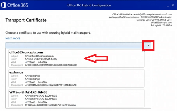 transport certificate