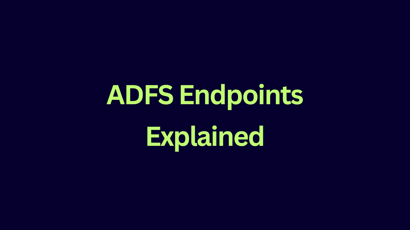 what are endpoints in adfs