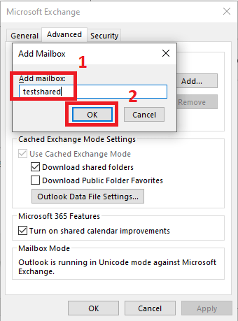 How to add a shared mailbox in Outlook