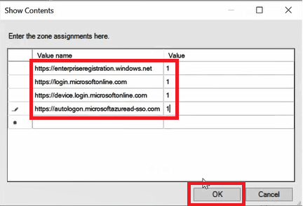 add urls in site to zone assignment list