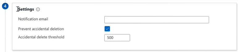 cloud sync settings