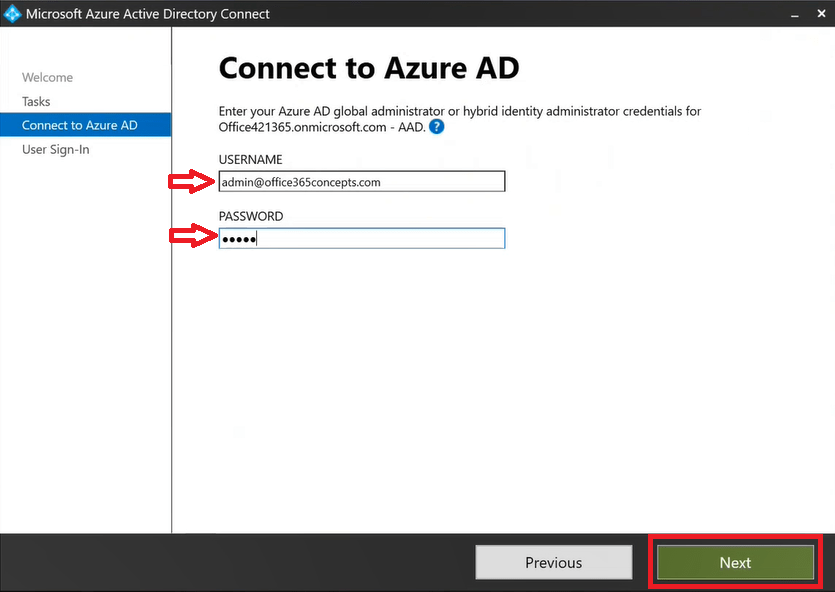 connect to azure ad connect