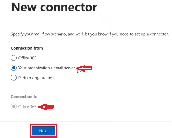 create outbound connector in exchange online