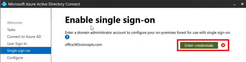 enable single sign-on