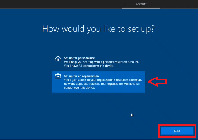 join windows 10 device to azure ad while installing operating system