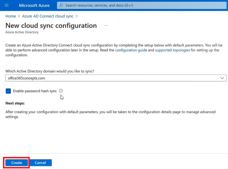 new cloud sync configuration 1