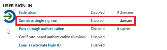 seamless single sign-in in azure ad