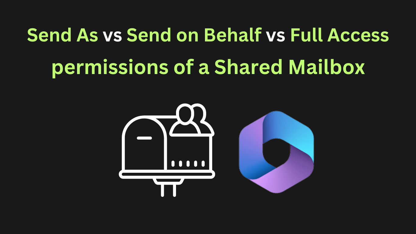 send as vs send on behalf vs full access