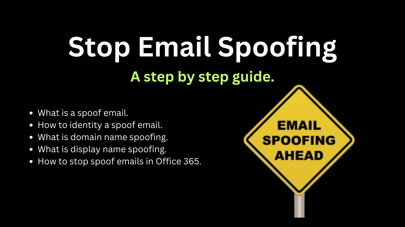 What is a Spoof Email and how to stop Spoof email in Office 365