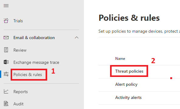 policies and rules