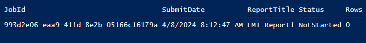 message trace report powershell