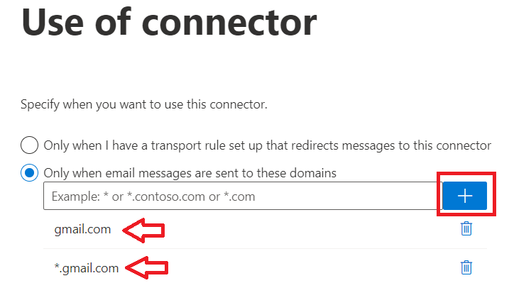 use of connector 1